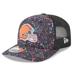 Cleveland Browns New Era 2025 NFL Crucial Catch 9SEVENTY Adjustable Hat - Black Hats