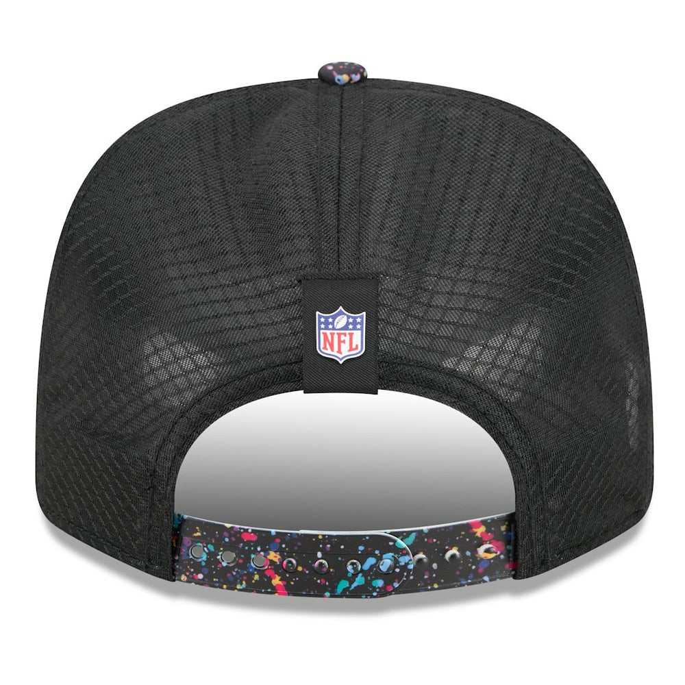 Detroit Lions New Era 2025 NFL Crucial Catch 9SEVENTY Adjustable Hat - Black Hats