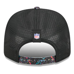 Detroit Lions New Era 2025 NFL Crucial Catch 9SEVENTY Adjustable Hat - Black Hats