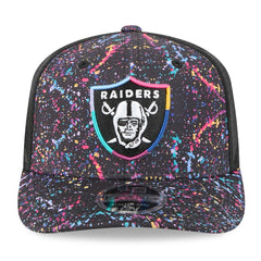 Las Vegas Raiders New Era 2025 NFL Crucial Catch 9SEVENTY Adjustable Hat - Black Hats