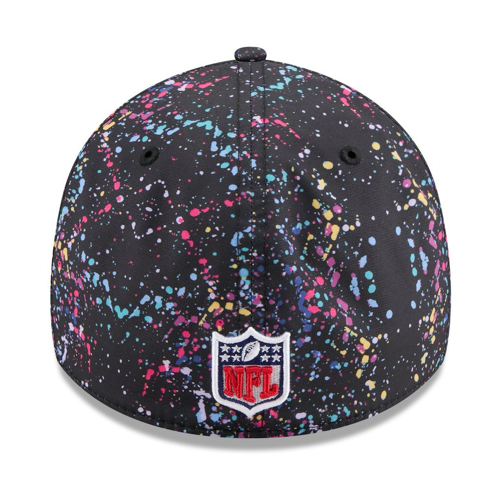 Kansas City Chiefs New Era 2025 NFL Crucial Catch 39THIRTY Flex Hat - Black Hats
