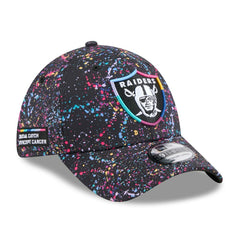 Las Vegas Raiders New Era 2025 NFL Crucial Catch 39THIRTY Flex Hat - Black Hats