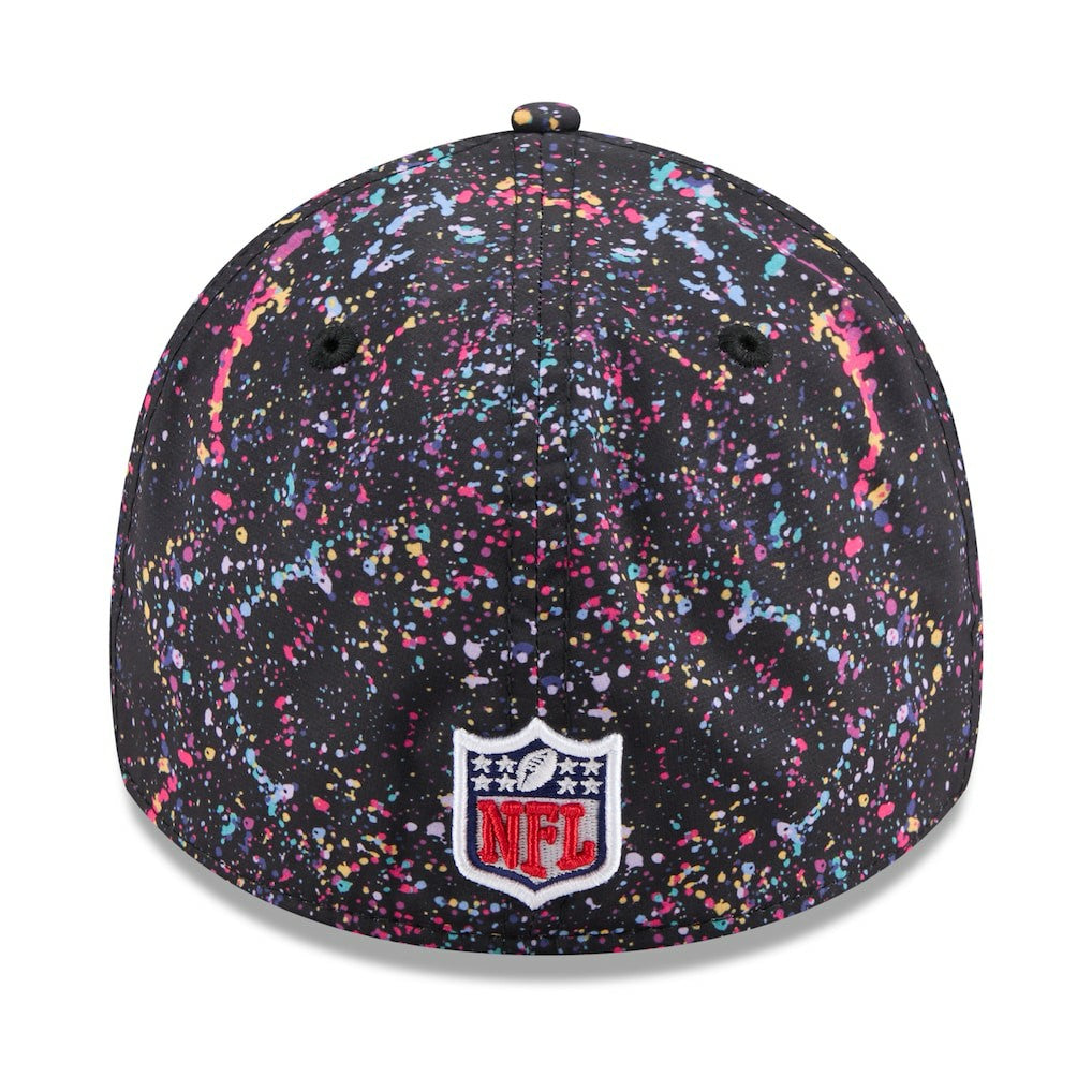 Las Vegas Raiders New Era 2025 NFL Crucial Catch 39THIRTY Flex Hat - Black Hats