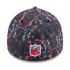 Miami Dolphins New Era 2025 NFL Crucial Catch 39THIRTY Flex Hat - Black Hats