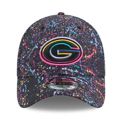 Green Bay Packers New Era 2025 NFL Crucial Catch 39THIRTY Flex Hat - Black Hats