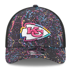 Kansas City Chiefs New Era 2025 NFL Crucial Catch 9FORTY Adjustable Hat - Black Hats