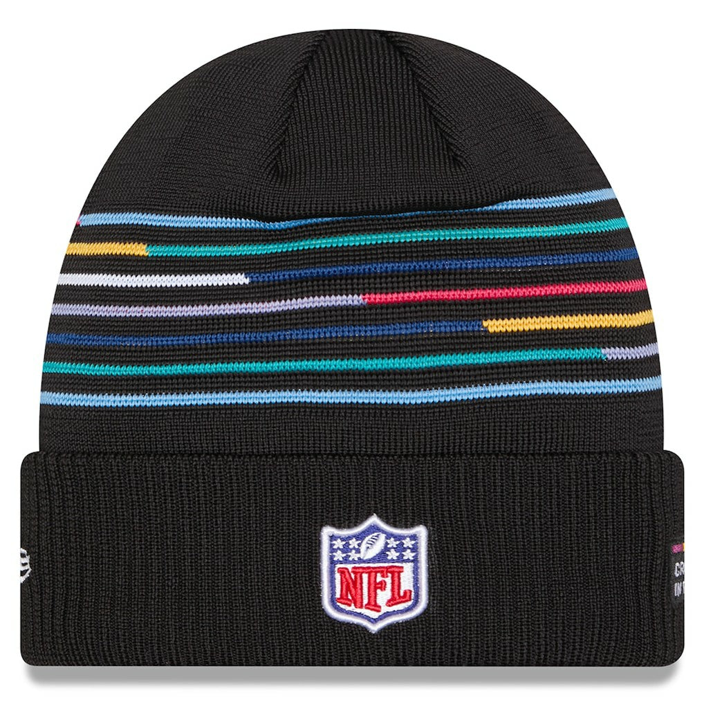 Cleveland Browns New Era 2025 NFL Crucial Catch Cuffed Knit Hat - Black Hats