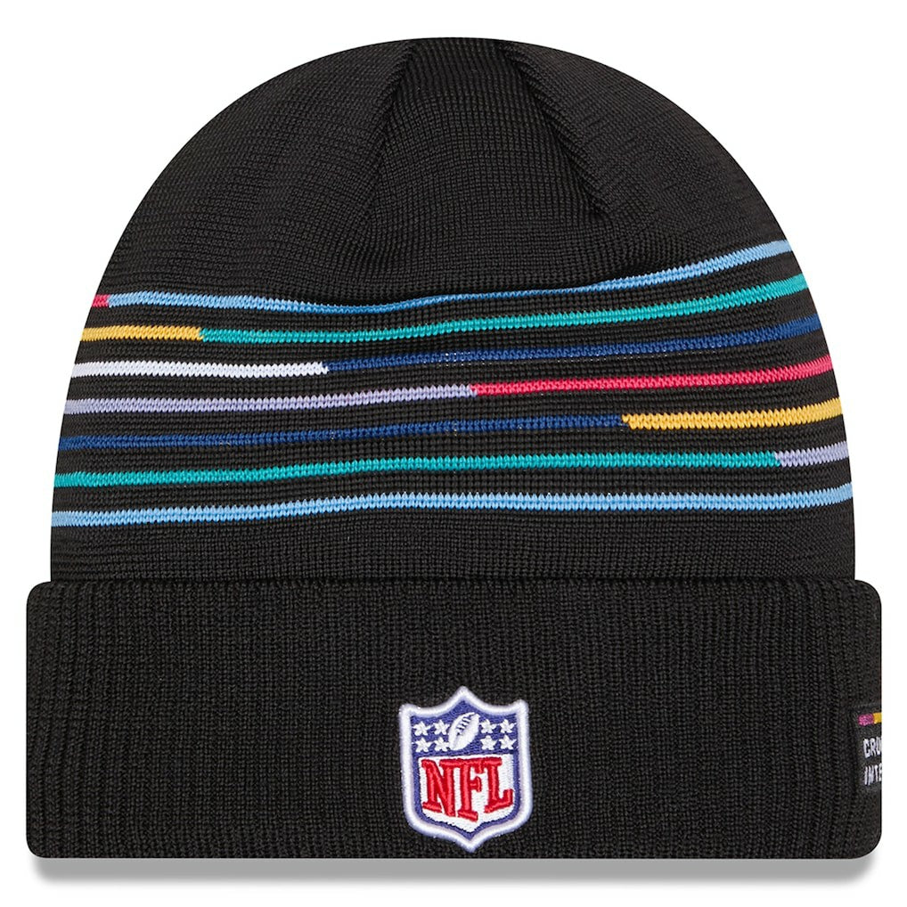 Arizona Cardinals New Era 2025 NFL Crucial Catch Cuffed Knit Hat - Black Hats