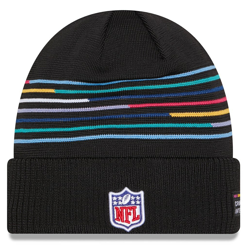 Arizona Cardinals New Era 2025 NFL Crucial Catch Cuffed Knit Hat - Black Hats