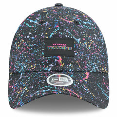 Atlanta Falcons New Era Women's 2025 NFL Crucial Catch Pony Tail Adjustable Hat - Black Hats