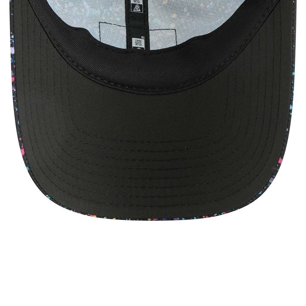 Atlanta Falcons New Era Women's 2025 NFL Crucial Catch Pony Tail Adjustable Hat - Black Hats