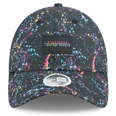 Baltimore Ravens New Era Women's 2025 NFL Crucial Catch Pony Tail Adjustable Hat - Black Hats