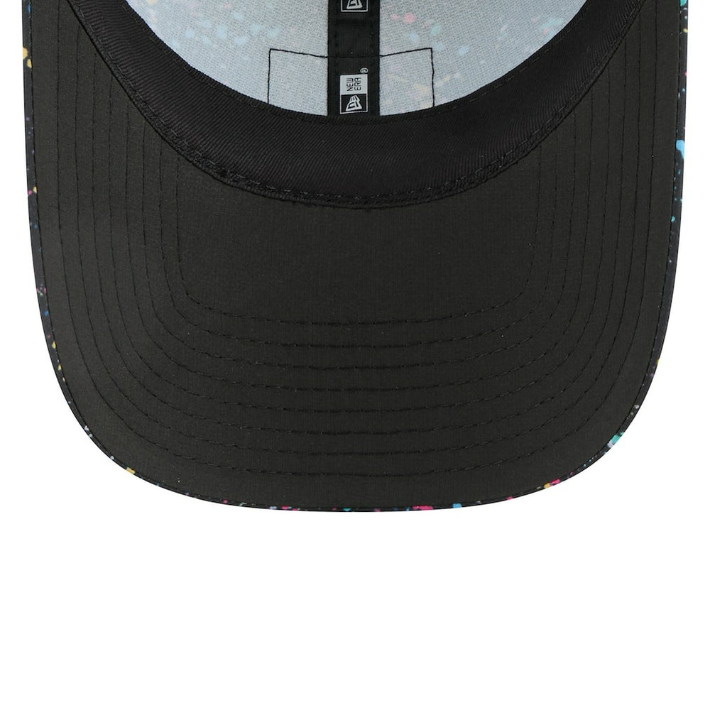 Detroit Lions New Era Women's 2025 NFL Crucial Catch Pony Tail Adjustable Hat - Black Hats