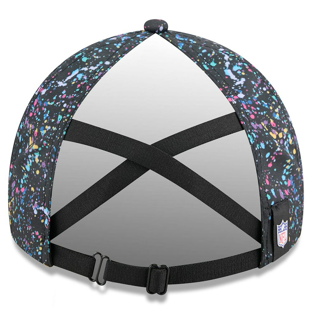 Cincinnati Bengals New Era Women's 2025 NFL Crucial Catch Pony Tail Adjustable Hat - Black Hats