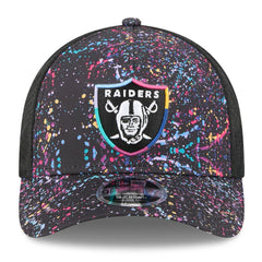 Las Vegas Raiders New Era Youth 2025 NFL Crucial Catch 9FORTY Adjustable Hat - Black Hats