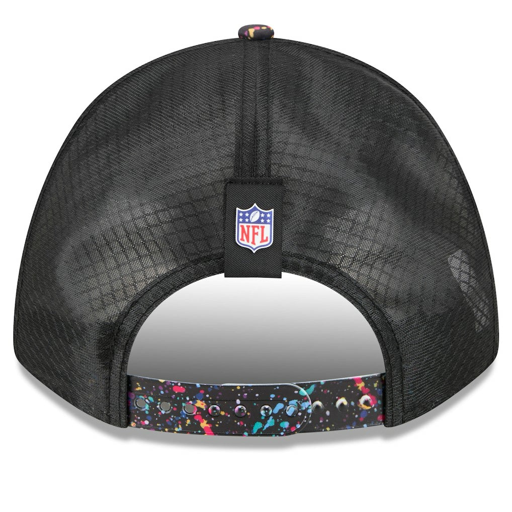 Miami Dolphins New Era Youth 2025 NFL Crucial Catch 9FORTY Adjustable Hat - Black Hats