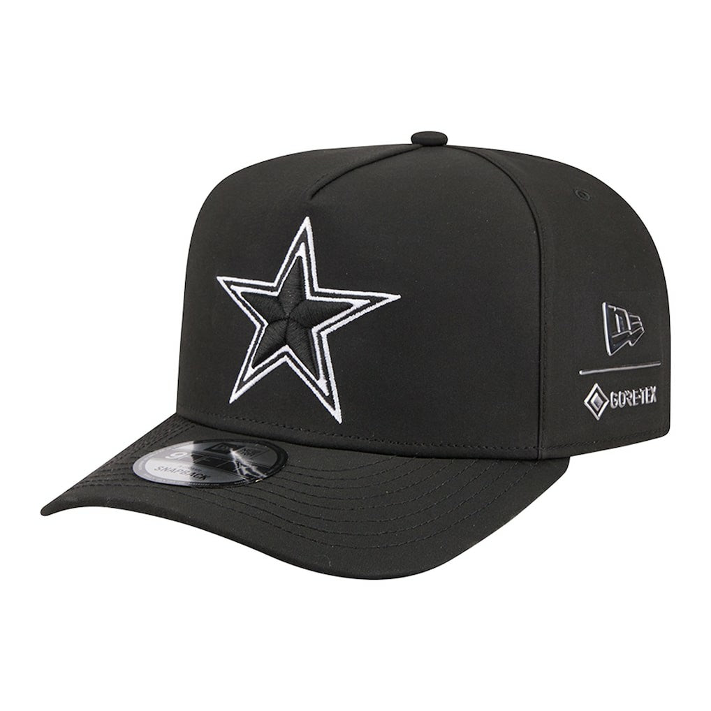 Dallas Cowboys New Era Gore-Tex A-Frame 9FIFTY Snapback Hat - Black Hats