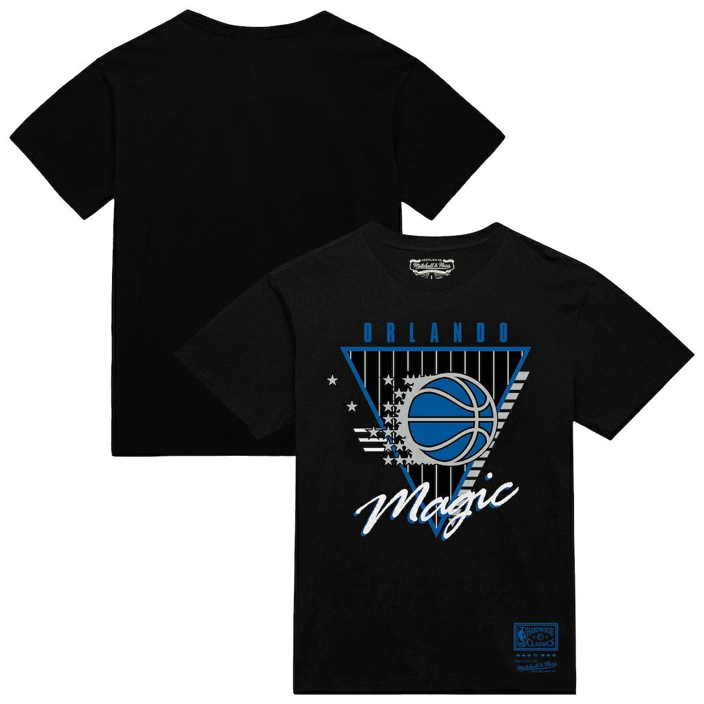 Orlando Magic Worldwide Collection Tri-Logo T-Shirt Black - Mitchell & Ness