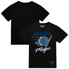 Orlando Magic Worldwide Collection Tri-Logo T-Shirt Black - Mitchell & Ness