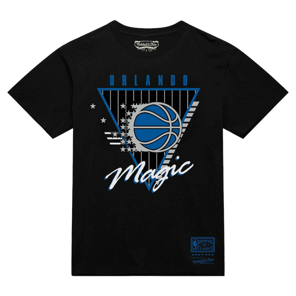 Orlando Magic Worldwide Collection Tri-Logo T-Shirt Black - Mitchell & Ness