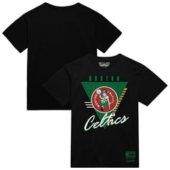 Boston Celtics Worldwide Collection Tri-Logo T-Shirt Black - Mitchell & Ness