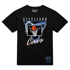 Cleveland Cavaliers Worldwide Collection Tri-Logo T-Shirt Black - Mitchell & Ness