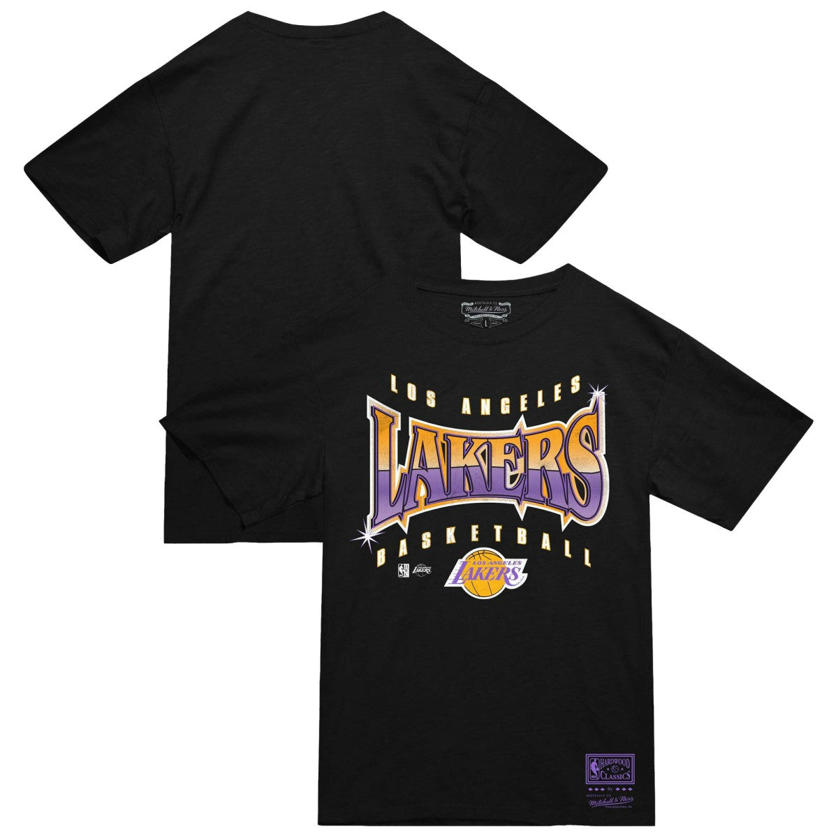 Los Angeles Lakers Worldwide Collection Glow Up T-Shirt Black - Mitchell & Ness