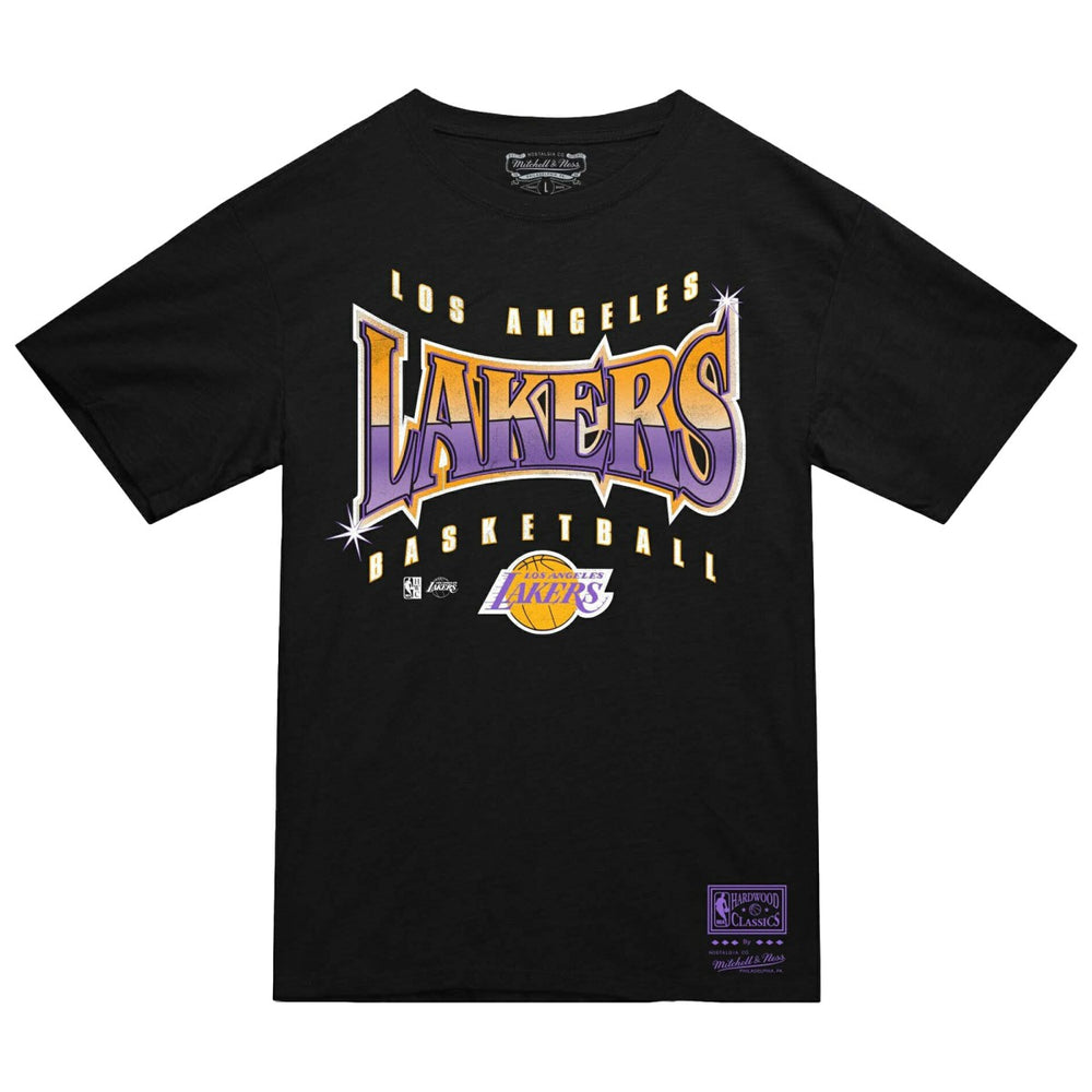 Los Angeles Lakers Worldwide Collection Glow Up T-Shirt Black - Mitchell & Ness