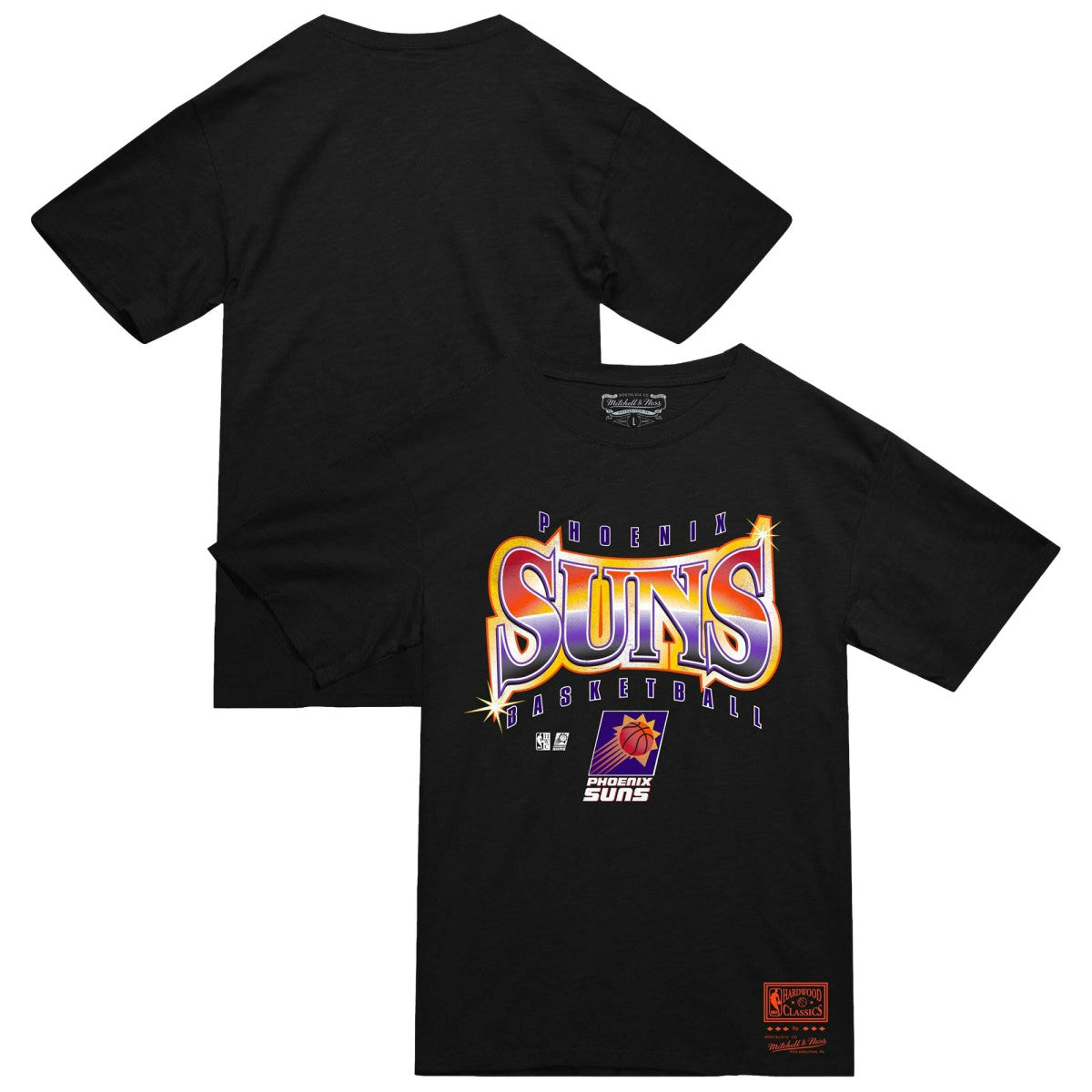 Phoenix Suns Worldwide Collection Glow Up T-Shirt Black - Mitchell & Ness
