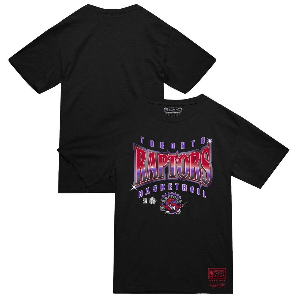Toronto Raptors Worldwide Collection Glow Up T-Shirt Black - Mitchell & Ness