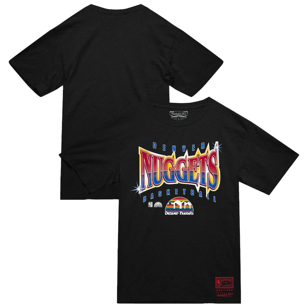 Denver Nuggets Worldwide Collection Glow Up T-Shirt Black - Mitchell & Ness