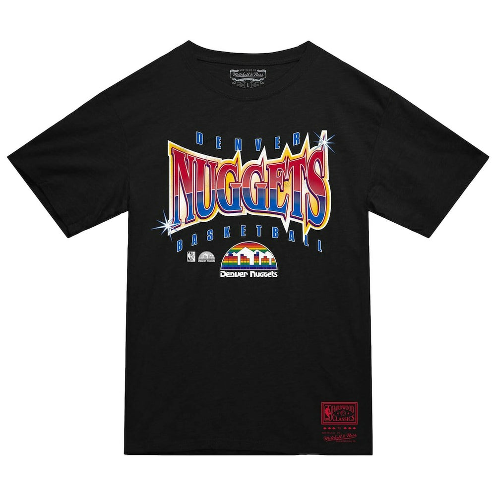 Denver Nuggets Worldwide Collection Glow Up T-Shirt Black - Mitchell & Ness