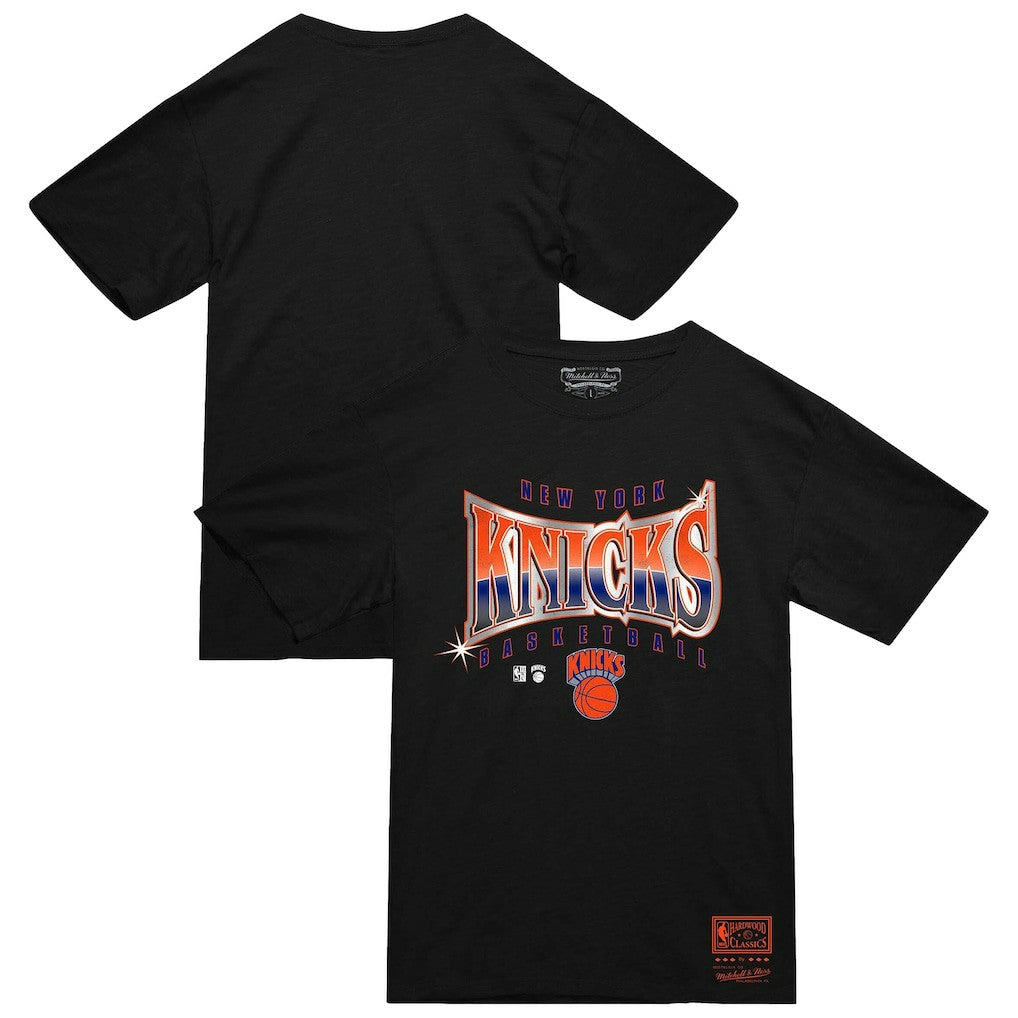 New York Knicks Worldwide Collection Glow Up T-Shirt Black - Mitchell & Ness outlet