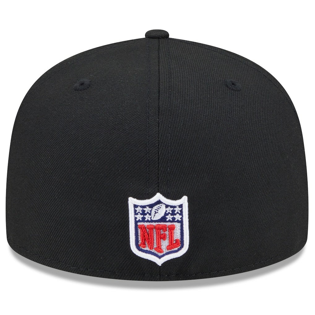 San Francisco 49ers New Era 2025 Rivalries Collection Sideline Rope 59FIFTY Fitted Hat - Black Hats