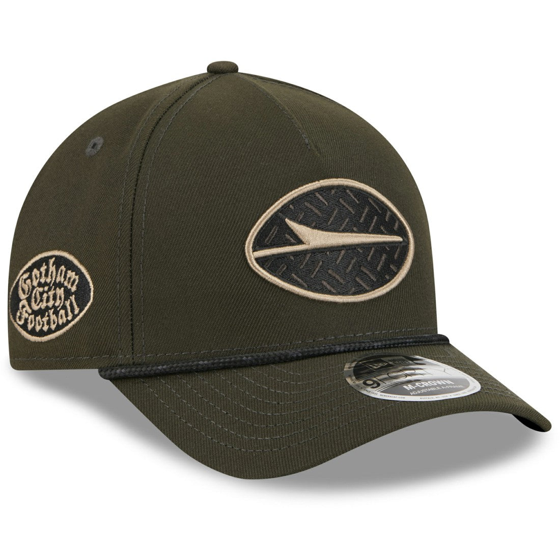 New York Jets New Era 2025 Rivalries Collection Sideline A-Frame 9FORTY Adjustable Hat - Gotham Green Hats