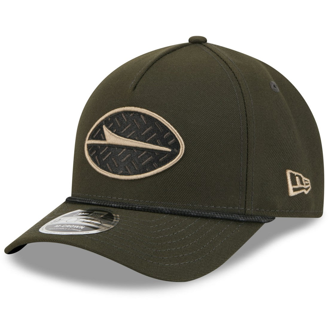 New York Jets New Era 2025 Rivalries Collection Sideline A-Frame 9FORTY Adjustable Hat - Gotham Green Hats