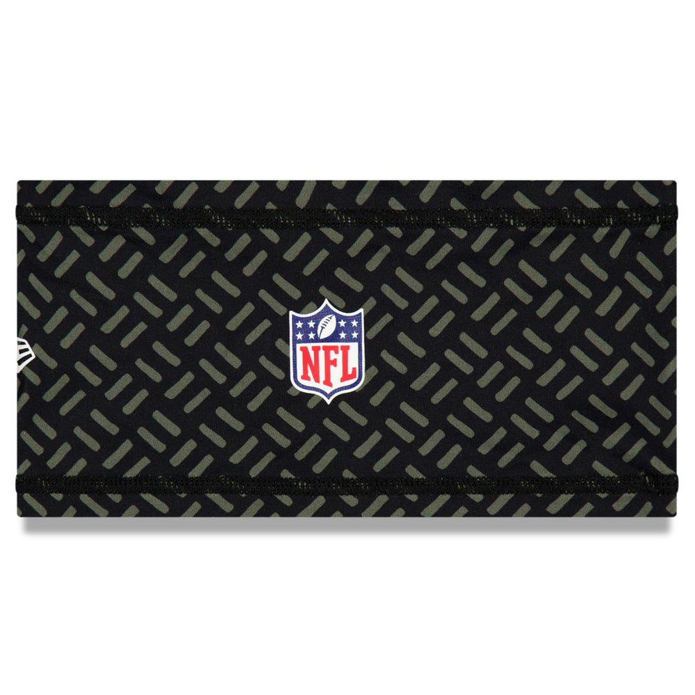 New York Jets New Era 2025 Rivalries Collection Sideline Headband - Black