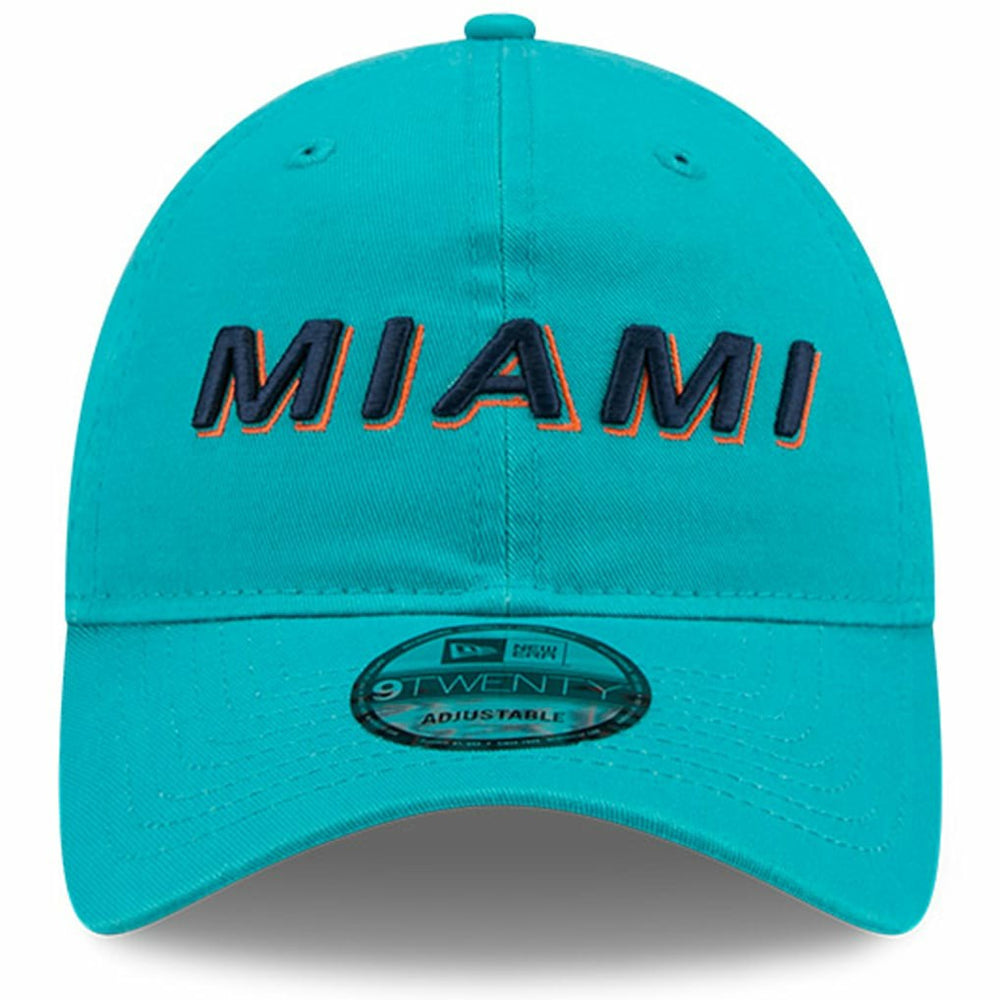 Miami Dolphins New Era 2025 Rivalries Collection Team 9TWENTY Adjustable Hat - Aqua Hats