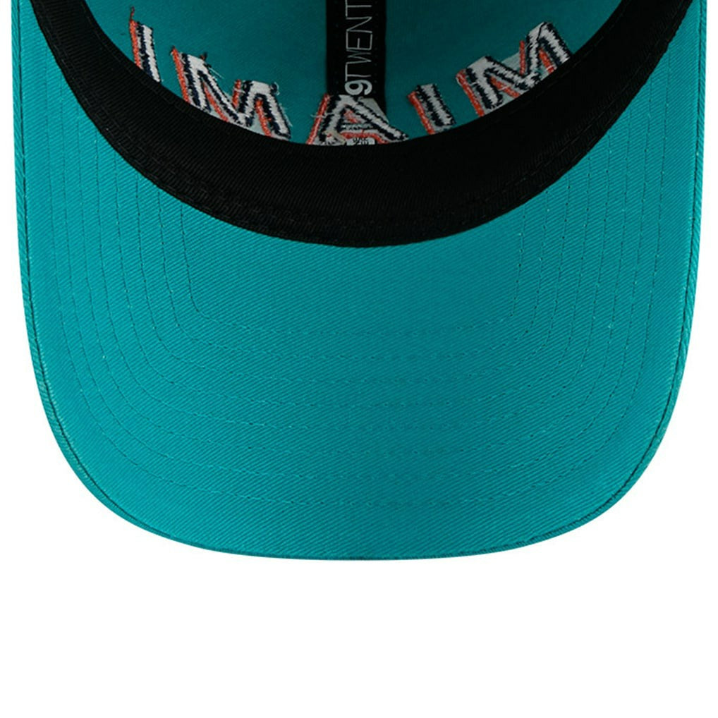 Miami Dolphins New Era 2025 Rivalries Collection Team 9TWENTY Adjustable Hat - Aqua Hats