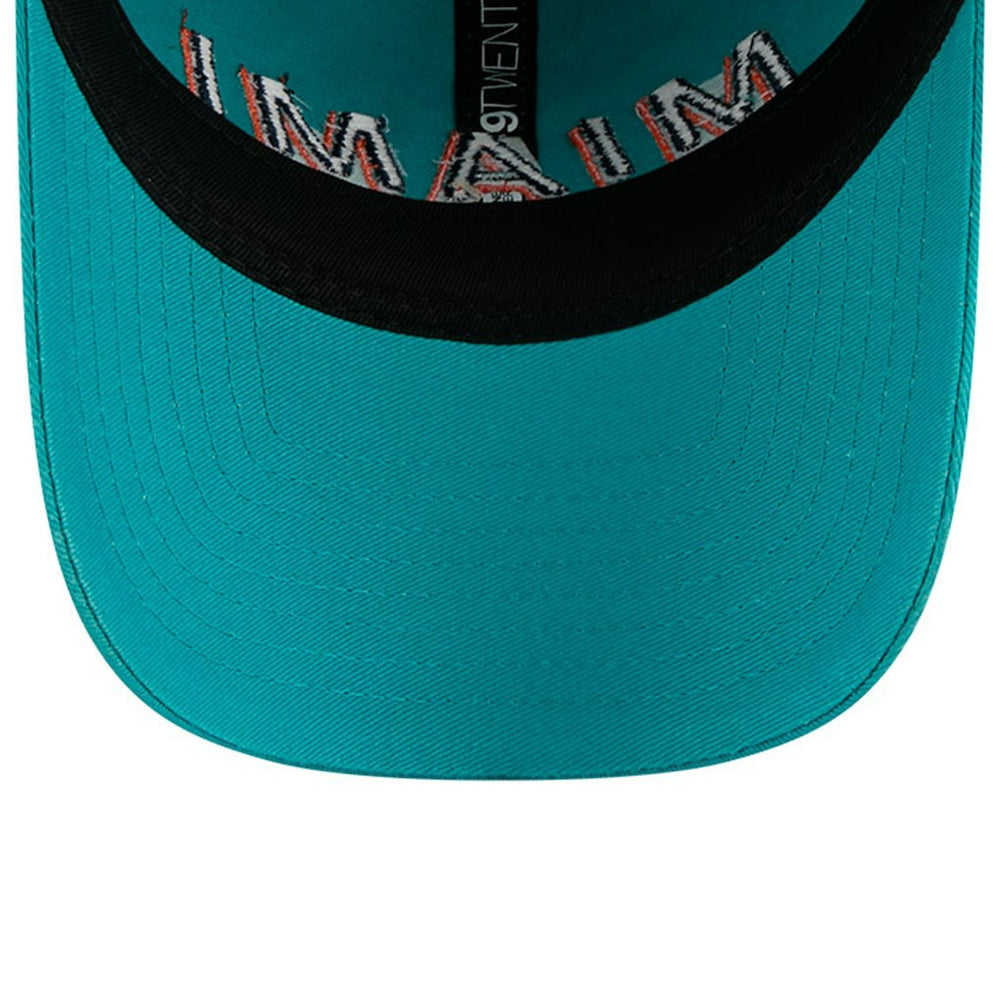 Miami Dolphins New Era 2025 Rivalries Collection Team 9TWENTY Adjustable Hat - Aqua Hats