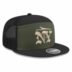 New York Jets New Era 2025 Rivalries Collection Team Split Panel 9FIFTY Snapback Hat - Gotham Green Hats