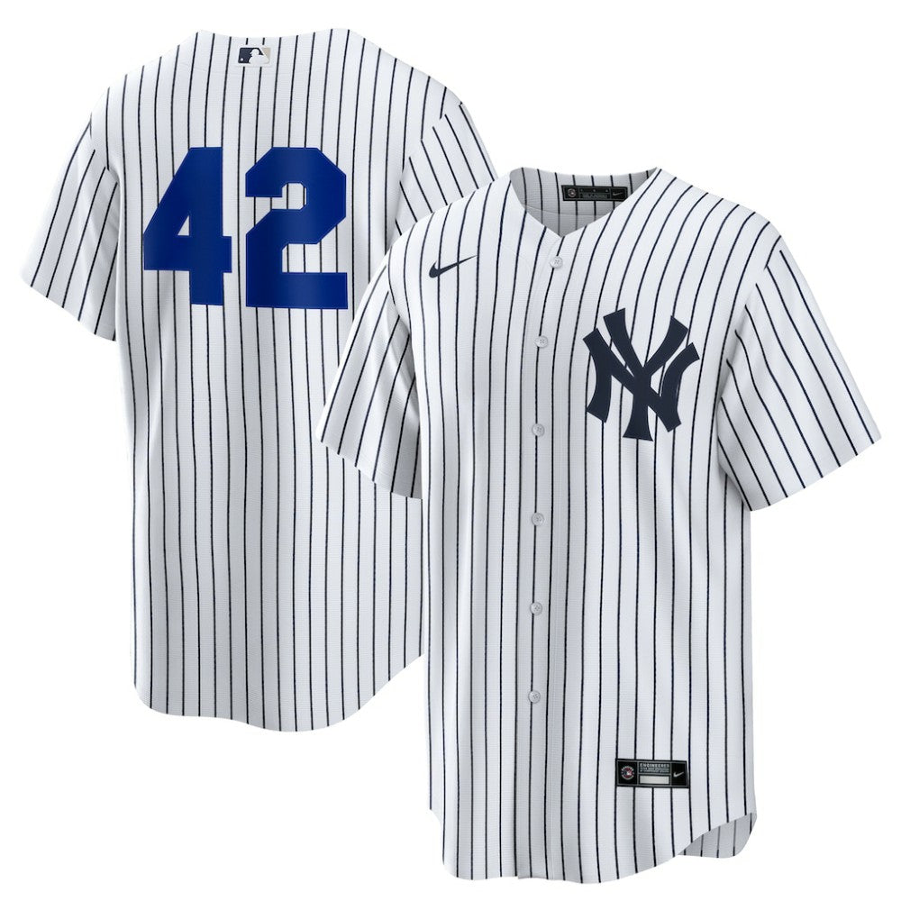 New York Yankees Nike Home  2025 Jackie Robinson Day Replica Jersey - White Jerseys