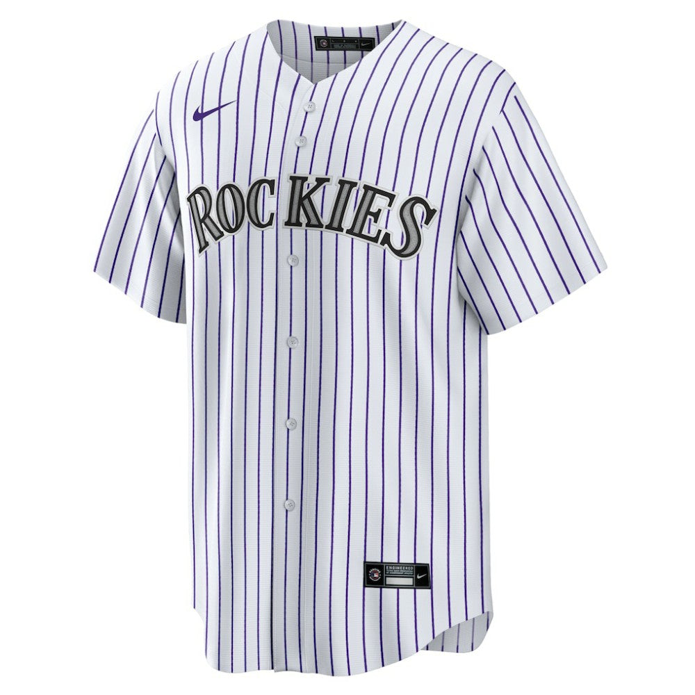 Colorado Rockies Nike Home  2025 Jackie Robinson Day Replica Jersey - White Jerseys