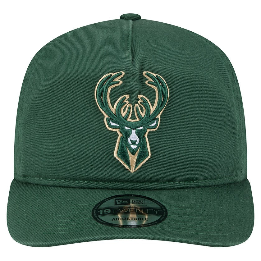 Milwaukee Bucks Cotton 19TWENTY Adjustable Hat Hunter Green - New Era