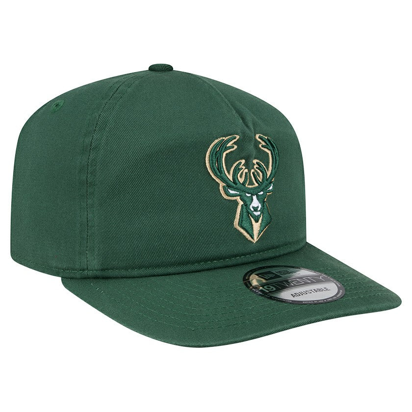 Milwaukee Bucks Cotton 19TWENTY Adjustable Hat Hunter Green - New Era