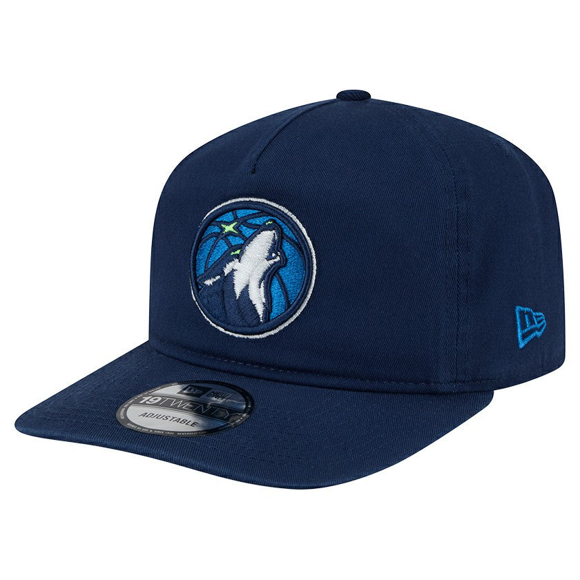 Minnesota Timberwolves Cotton 19TWENTY Adjustable Hat Navy - New Era