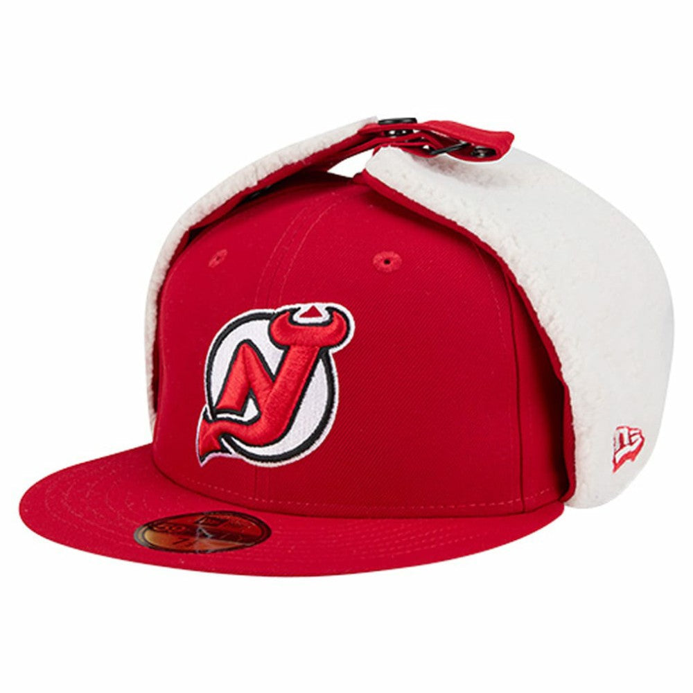New Jersey Devils New Era Injection Dog Ear Classic Fitted Hat - Red | US 202906880