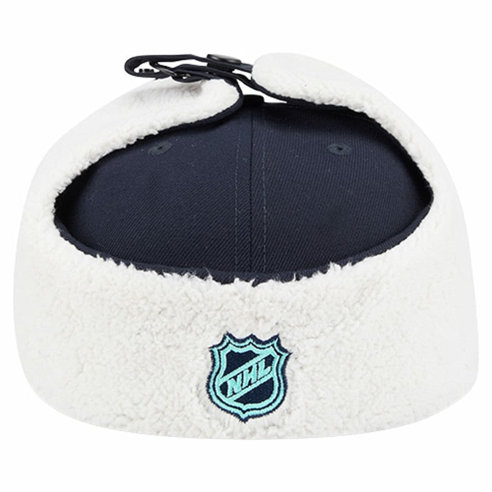 Seattle Kraken New Era Injection Dog Ear Classic Fitted Hat - Deep Sea Blue | US 202906881