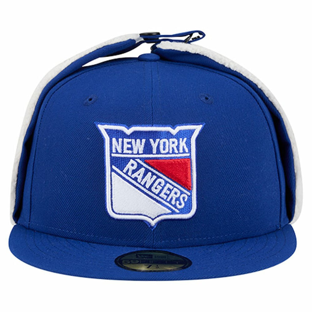 New York Rangers New Era Injection Dog Ear Classic Fitted Hat - Blue | US 202906883