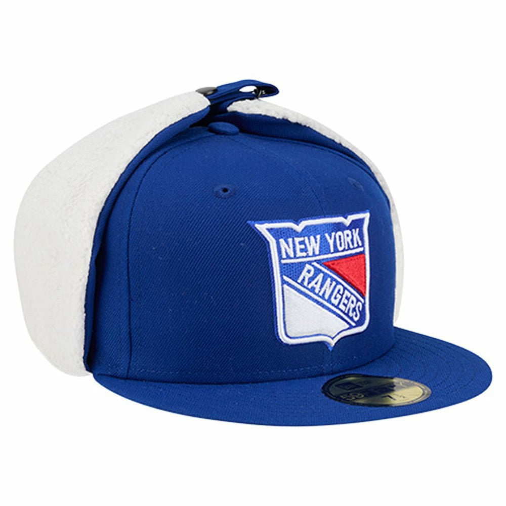 New York Rangers New Era Injection Dog Ear Classic Fitted Hat - Blue | US 202906883